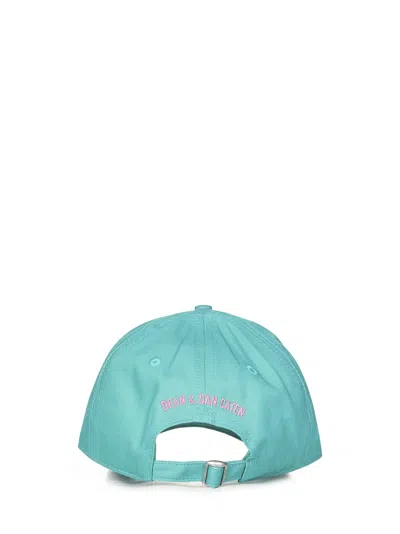 Shop Dsquared2 Hat In Verde Acqua