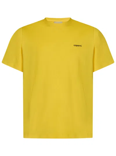 Shop Coperni T-shirt In Yellow