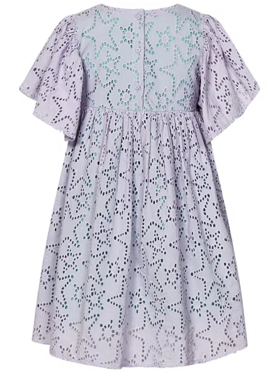 Shop Stella Mccartney Junior Dress In Purple