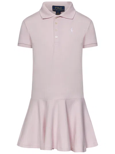 Shop Polo Ralph Lauren Kids Dress In Pink