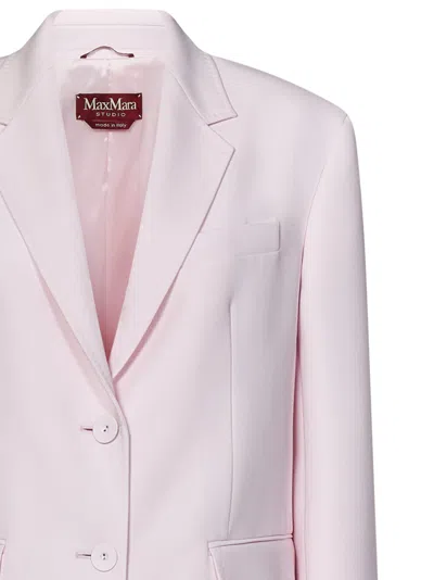 Shop Max Mara Maxmara Studio Suit In Pink