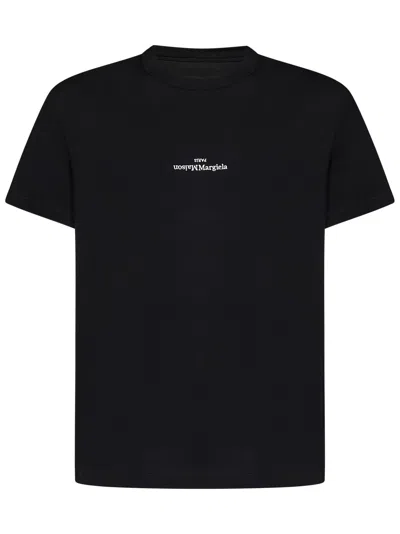 Shop Maison Margiela T-shirt In Black