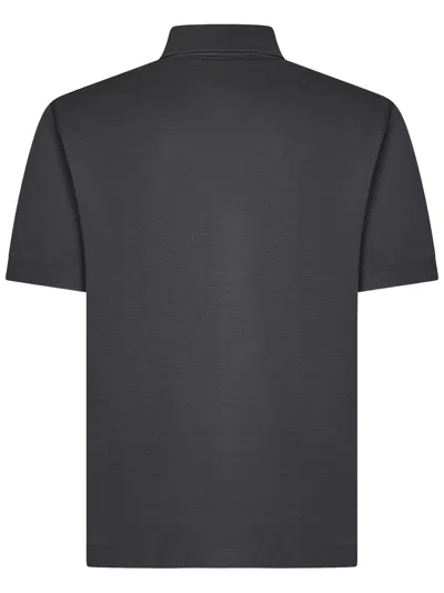 Shop Herno Polo Shirt In Grey