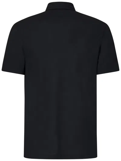 Shop Drumohr Polo Shirt In Black