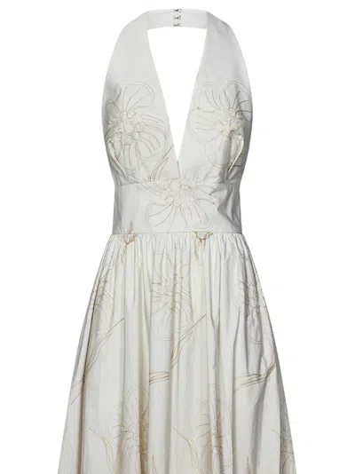 Shop Elie Saab Long Dress In White