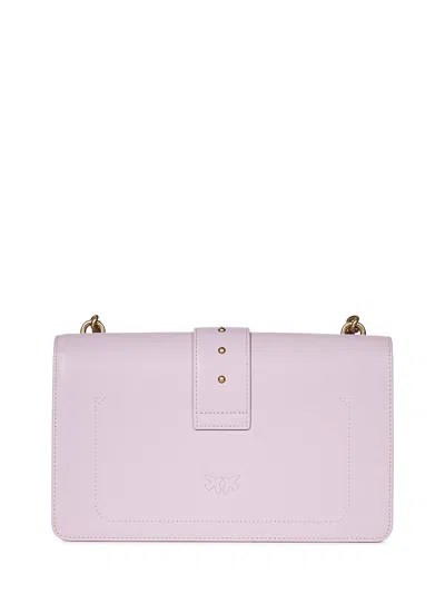 Shop Pinko Classic Love Bag One Simply Shoulder Bag In Purple