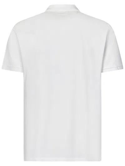 Shop C.p. Company Polo Shirt In White