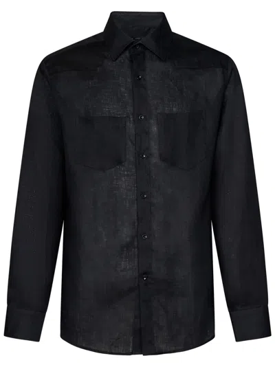 Shop Low Brand Shirt In Black