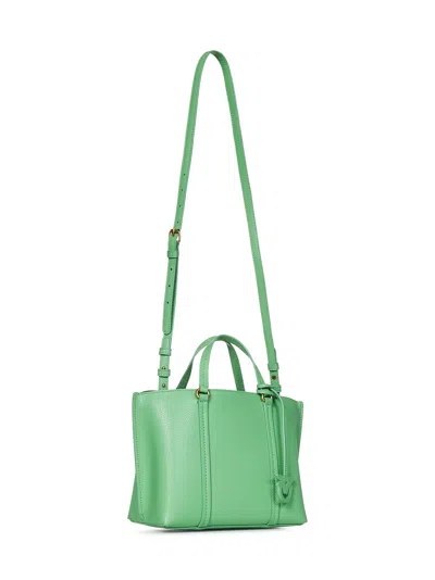 Shop Pinko Carrie Classic Tote In Green