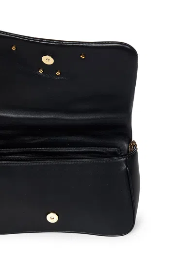 Shop Alexander Mcqueen Mini Seal Shoulder Bag In Black