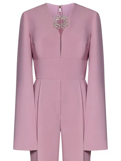 Shop Elie Saab Jumpsuit In Pink