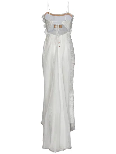 Shop Maria Lucia Hohan Siona Dress In White