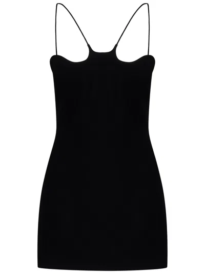 Shop Monot Mini Dress In Black