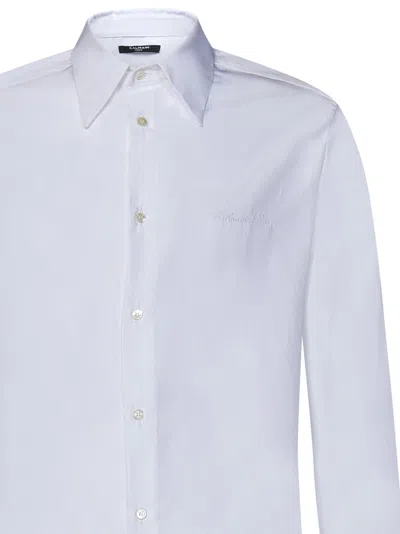 Shop Balmain Paris Shirt In White
