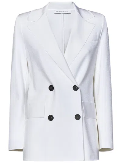 Shop Antonino Valenti Tehmina Durrani Blazer In White