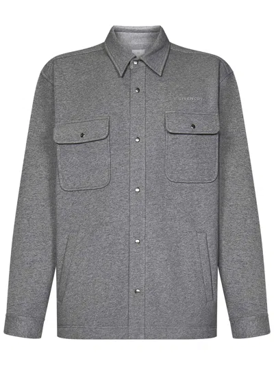 Shop Givenchy Shirt In Grey