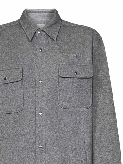 Givenchy Patch Pockets Shirt In Grey