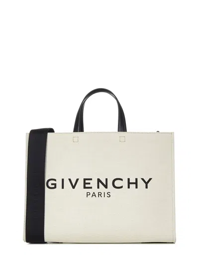 Shop Givenchy G Medium Tote In Beige