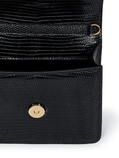 Shop Roberto Cavalli Roar Small Shoulder Bag In Black