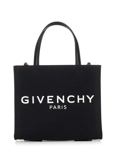 Shop Givenchy G-tote Mini Tote In Black