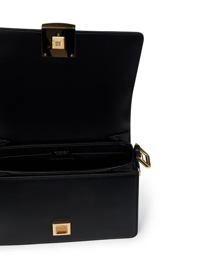 Shop Givenchy 4g Crossbody Medium Shoulder Bag In Black