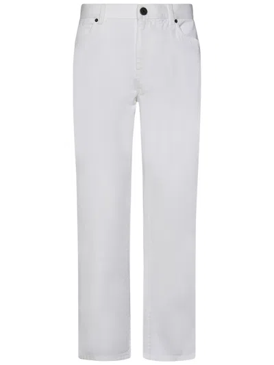 Shop Balmain Paris Jeans In White