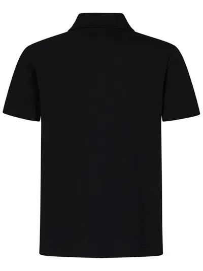 Shop Balmain Paris Polo Shirt In Black