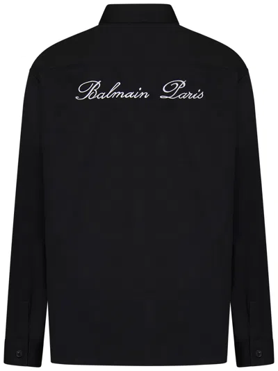Shop Balmain Paris Shirt In Black