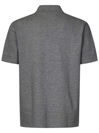 Shop Balmain Paris Polo Shirt In Grey