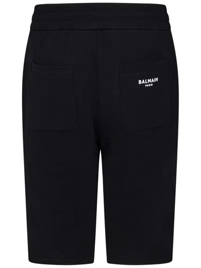 Shop Balmain Paris Shorts In Black