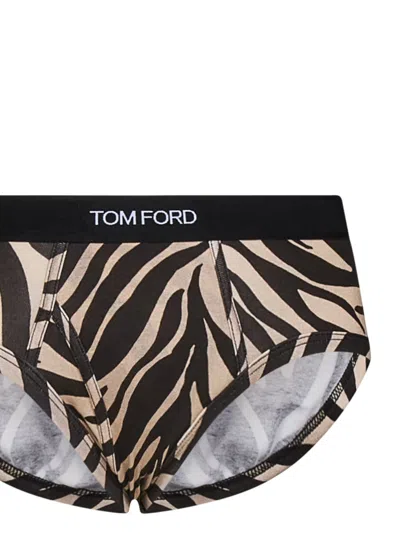 Shop Tom Ford Slip In Beige