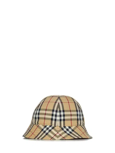 Shop Burberry Hat In Beige