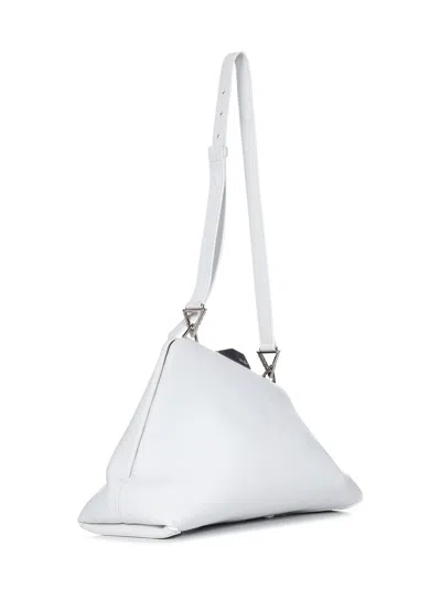 Shop Attico Day Off Shoulder Bag In White