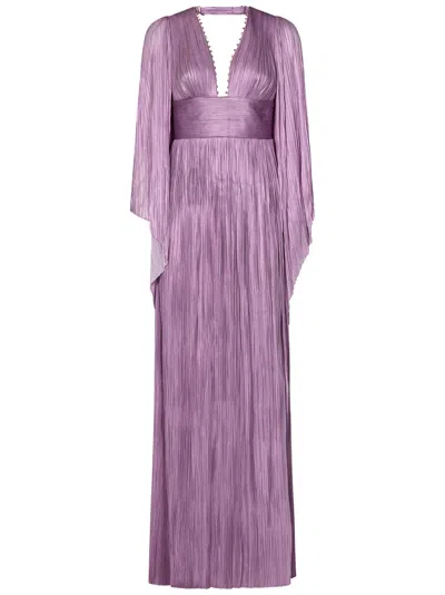 Shop Maria Lucia Hohan Harlow Long Dress In Pink