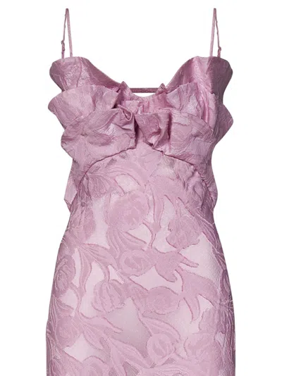 Shop Maria Lucia Hohan Klair Midi Dress In Pink
