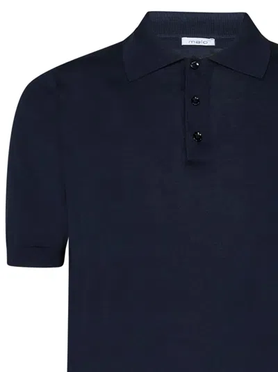 Shop Malo Polo Shirt In Blue