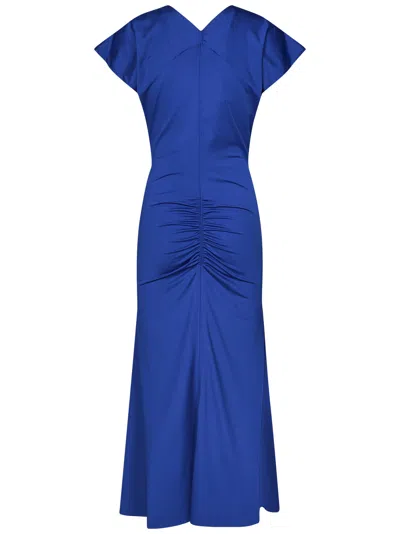 Shop Victoria Beckham Dress In Blue