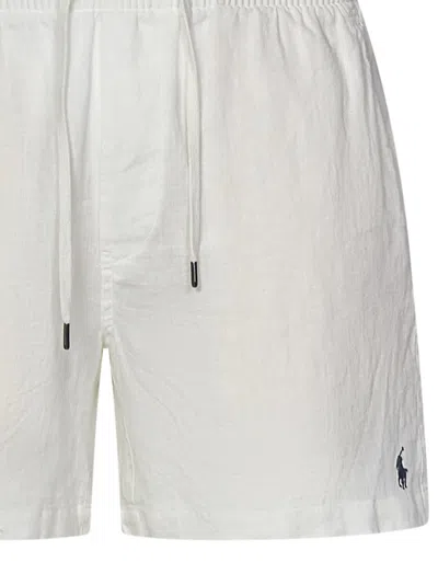 Shop Polo Ralph Lauren Prepster Shorts In White