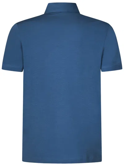 Shop Malo Polo Shirt In Blue