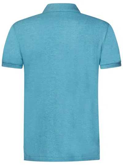 Shop Polo Ralph Lauren Polo Shirt In Turquoise