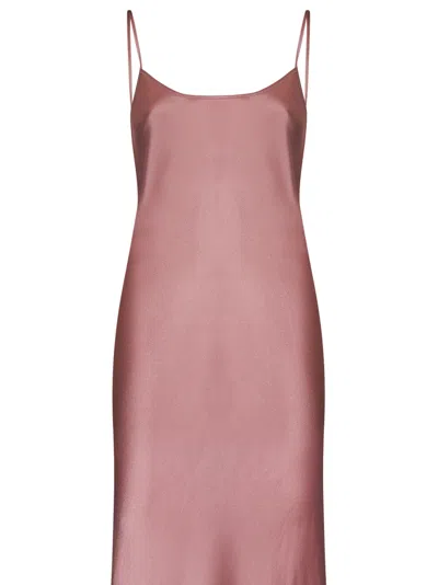 Shop Victoria Beckham Cami Long Dress In Pink