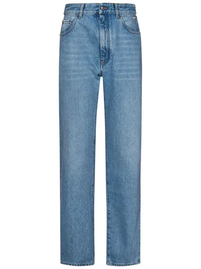 Shop Gcds Chocker Jeans In Blue