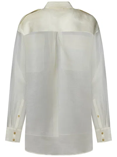 Shop Khaite Ny The Missa Shirt In White