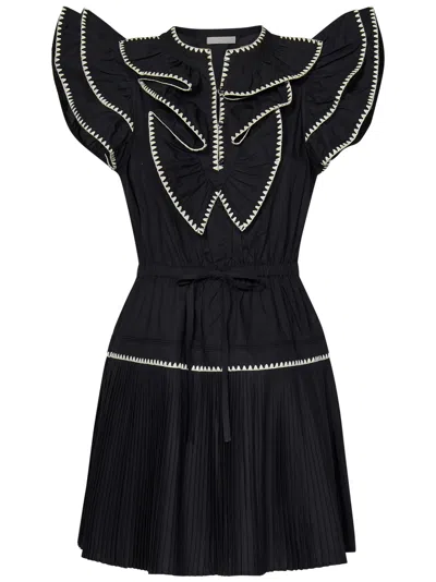 Shop Ulla Johnson Athene Dress In Black