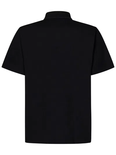 Shop Brioni Polo Shirts In Black