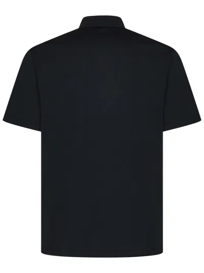 Shop Brioni Polo Shirt In Black