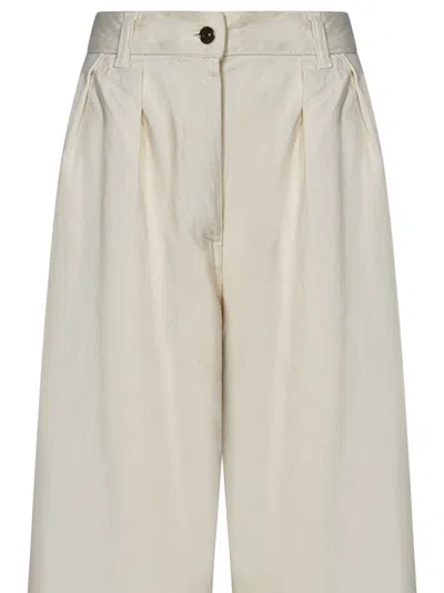 Alanui Bright Hues Wide-leg Jeans In Brown