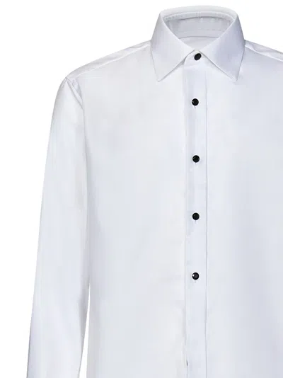 Shop Brioni Shirt In White