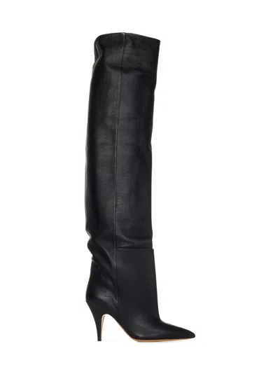 Shop Khaite Ny The River Boots In Black