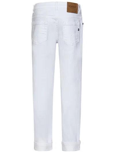 Shop Dondup Kids Jeans In White
